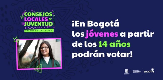 En Bogotá los jóvenes podrán votar y ser elegidos desde los 14 años a los Consejos Locales de Juventud