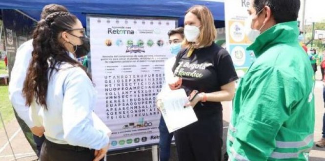 Juntos cuidamos Bogotá: más de 65 kilogramos de residuos especiales y peligrosos fueron recolectados en Engativá