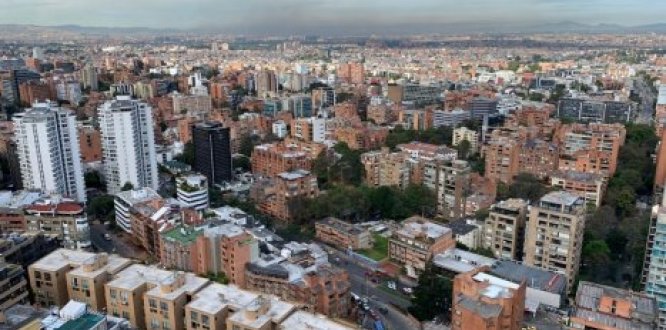 Imagen aérea de Chapinero