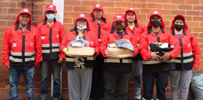 30 recicladores recibieron elementos para fortalecer su oficio