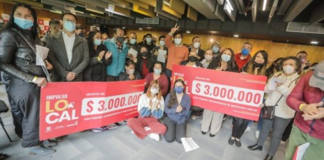 Comienza entrega de más de $1.280 millones a vendedores informales de Chapinero a través de ‘Impulso Local’