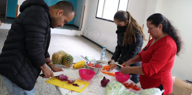 50 personas beneficiadas con acciones de seguridad alimentaria y nutricional