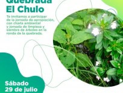 Jornada de apropiación en la Quebrada El Chulo