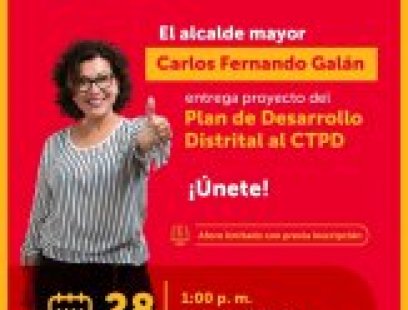 Entrega del proyecto de Plan del Desarrollo al CTPD